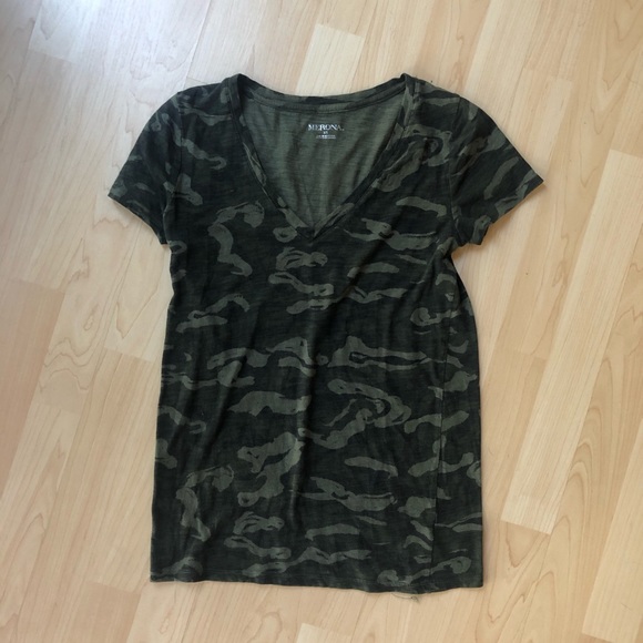 Merona Tops - Casual Camo Print Tee